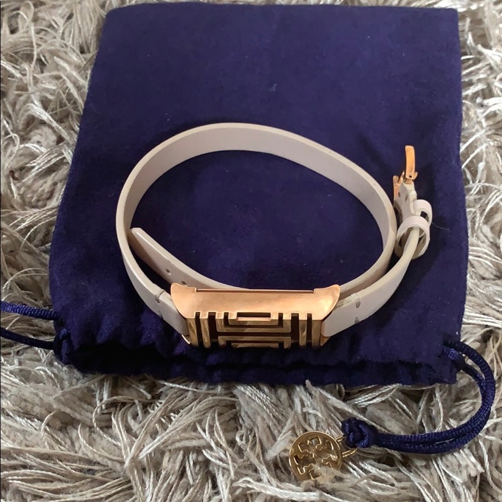 Fitbit Flex 1 Tory Burch leather wrap bracelet